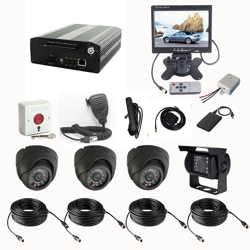 Vehicle Security Camera System 3G Live Monitoring GPS Tracking